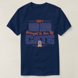 猫のTシャツが今日のグッドムード Tシャツ