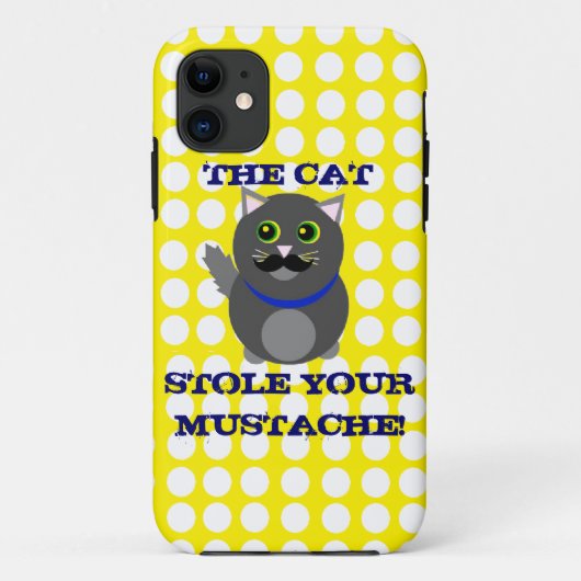 猫はあなたの髭を盗みました! Case-Mate iPhoneケース (裏面)