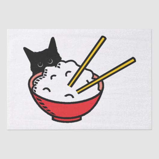 猫はお米が大好き 薄葉紙 (正面)