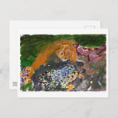 猫はがきを起亜する ポストカード (正面/裏面)