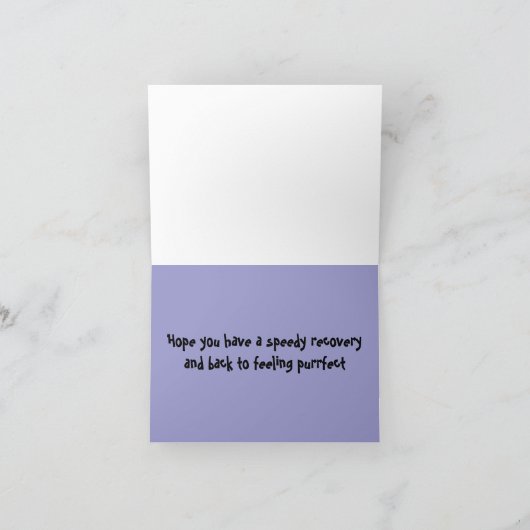 猫はすぐによく得ます カード (内部)