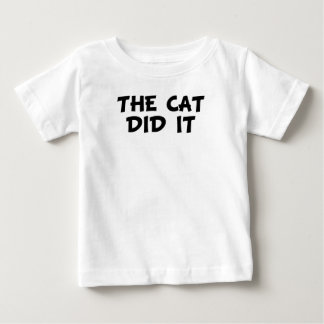 猫はそれをしました ベビーTシャツ
