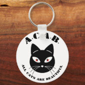 猫はみんな美しい キーホルダー (正面)