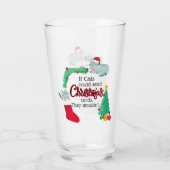 猫はもしクリスマスカードを送るだろうけど タンブラーグラス (裏面)