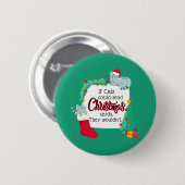 猫はもしクリスマスカードを送るだろうけど 缶バッジ (正面&裏面)