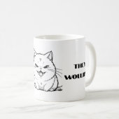 猫はもし文字マグ コーヒーマグカップ (正面右)