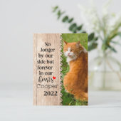 猫はもはや我々の側ではなく、永遠にハートに ポストカード (スタンド正面)