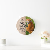 猫はもはや我々の側ではなく、永遠にハートに ラウンド壁時計 (ホーム)