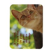 猫はオレンジ マグネット (縦)