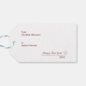 猫はクリスマスに酔っぱらう ギフトタグ (裏面横)