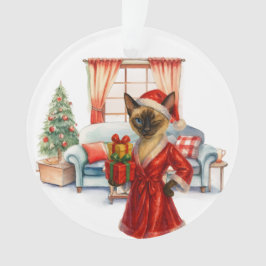 猫はクリスマスのボクシング オーナメント