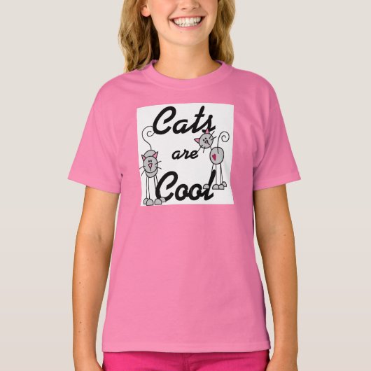 猫はクールなTシャツおよびギフトです Tシャツ (正面)