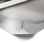 猫はトイレに座って、猫は読ニュースだ フォトプリント (角)