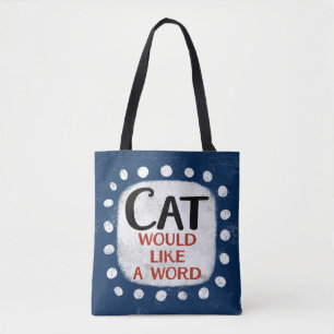 猫はトートバッグを一言欲しい トートバッグ