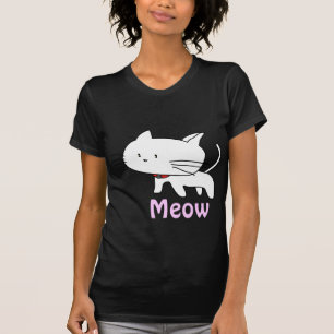 猫はニャーと鳴きます Tシャツ