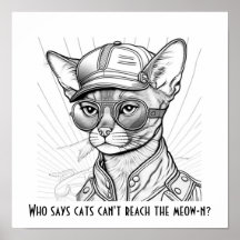 猫はニャーニャーに届かないって誰が言うの？猫アート