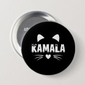猫はハリスと共に2024 缶バッジ (正面&裏面)