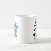 猫はバレンタインを…子ネコがマグロを愛す コーヒーマグカップ (中央)