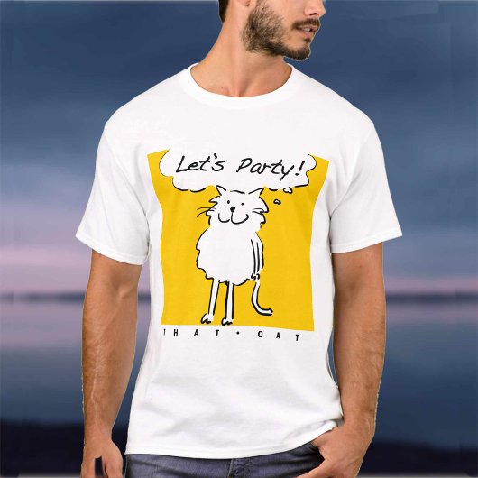 猫はパーティーをしたい！ Tシャツ