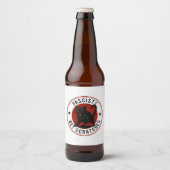猫はファシストに反対 ビールラベル (正面)