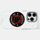 猫はファシストに反対 Case-Mate iPhoneケース (裏面 (横))