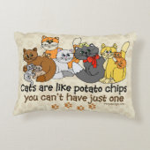 猫はポテトチップのようです アクセントクッション (裏面)