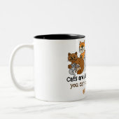 猫はポテトチップのようです ツートーンマグカップ (左)