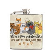猫はポテトチップのようです フラスク (正面)