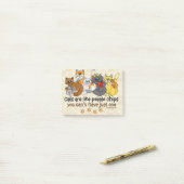 猫はポテトチップのようです ポストイット (デスク上)