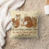 猫はポテトチップのグランジな版のようです クッション (ブランケット)