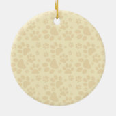 猫はポテトチップのユーモアのようです セラミックオーナメント (裏面)