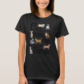 猫はポテトチップスのようなもの、一つだけでは済まない Tシャツ (正面)
