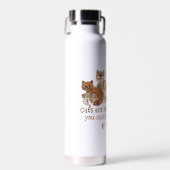 猫はポテトチップスみたいだ ウォーターボトル (正面)