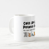 猫はポテトチップスみたいな コーヒーマグカップ (正面左)