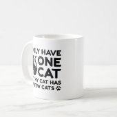猫は一匹だけ コーヒーマグカップ (正面左)