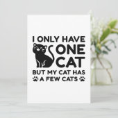 猫は一匹だけ サンキューカード (スタンド正面)