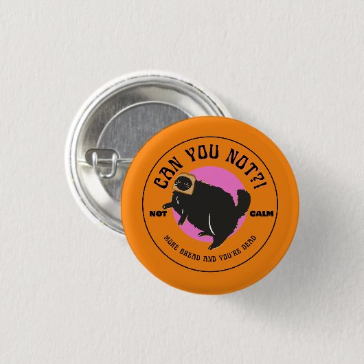 猫は不機嫌 缶バッジ (正面&裏面)