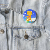 猫は世界平和-ピンバッジ--がほしいと思います 缶バッジ (インサイチュ)