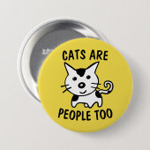 猫は人のボタンだ 缶バッジ (正面&裏面)