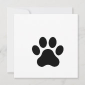 猫は人生を明るくする 招待状 (裏面)