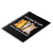 猫は人間が頭を傷つけると嬉しくなる ノートブック (左側)