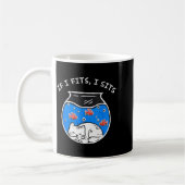 猫は入れば座る コーヒーマグカップ (左)