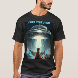 猫は別の惑星から来た Tシャツ
