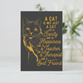 猫は単なる猫猫好きで可愛い子猫ではない サンキューカード (スタンド正面)