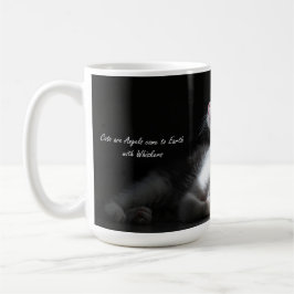 猫は天使の猫マグ コーヒーマグカップ