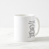 猫は女王です コーヒーマグカップ (正面右)