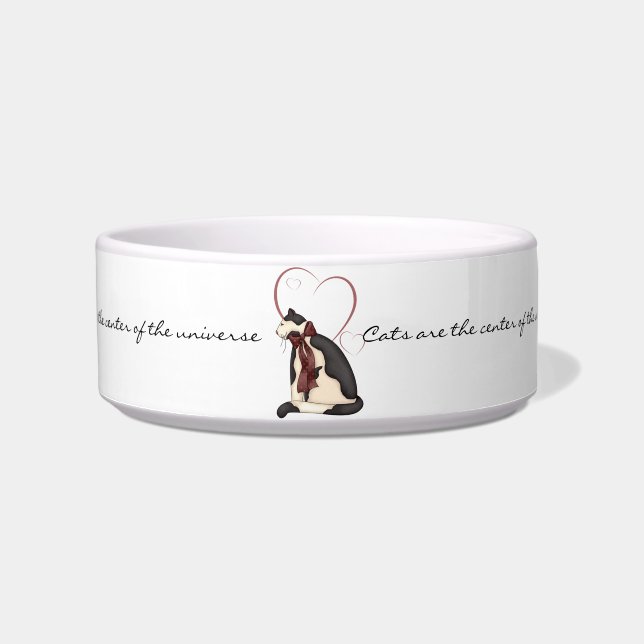 猫は宇宙キャットボウルの中心 ボウル (正面)