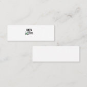 猫は必ず教育を受ける スキニー名刺 (正面/裏面)