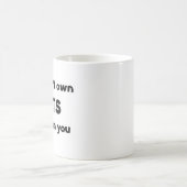 猫は所有しない コーヒーマグカップ (中央)