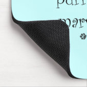 猫は手の跡が見事だ マウスパッド (コーナー)